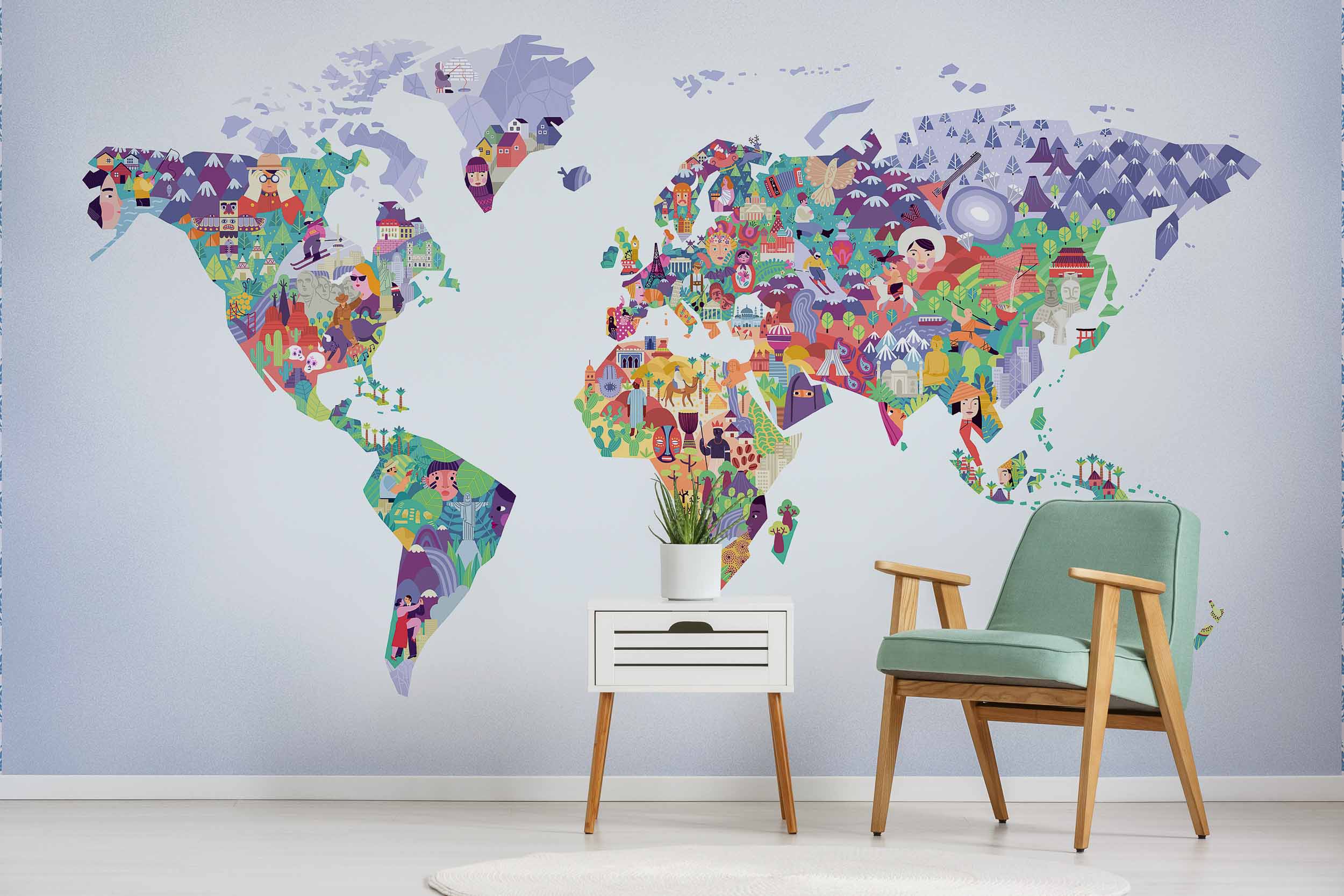 Diversity Map, Lilac, Coordonne 2